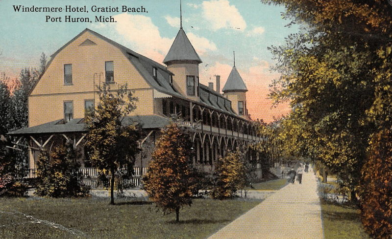 Gratiot Inn (Windemere Hotel) - Vintage Postcard